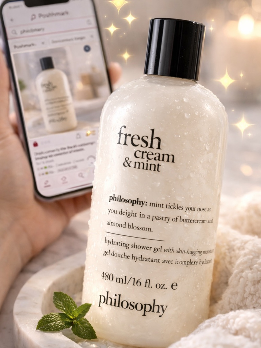 Enjoy Your Philosophy Fresh Cream & Mint 16oz – NIB Signature formula - Picture 3 of 5